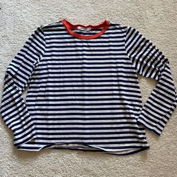EUC Mod Ref long sleeve tee size small navy/white - Picture 2 of 4
